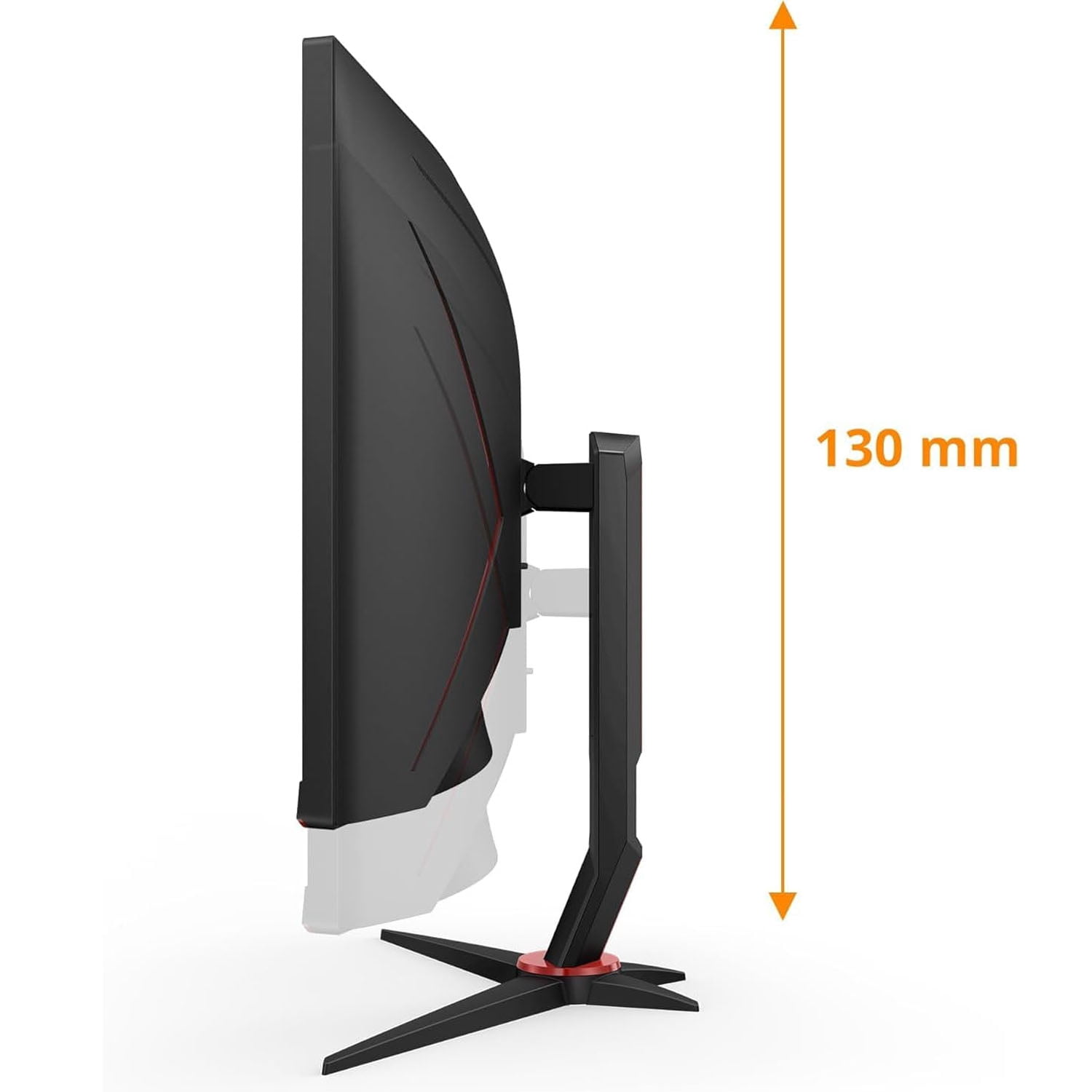 Restored AOC 34" CU34G2XP/BK Gaming Monitor -WLED Curved Monitor - 180Hz Refresh Rate, 5ms Response Time,Black (Refurbished)