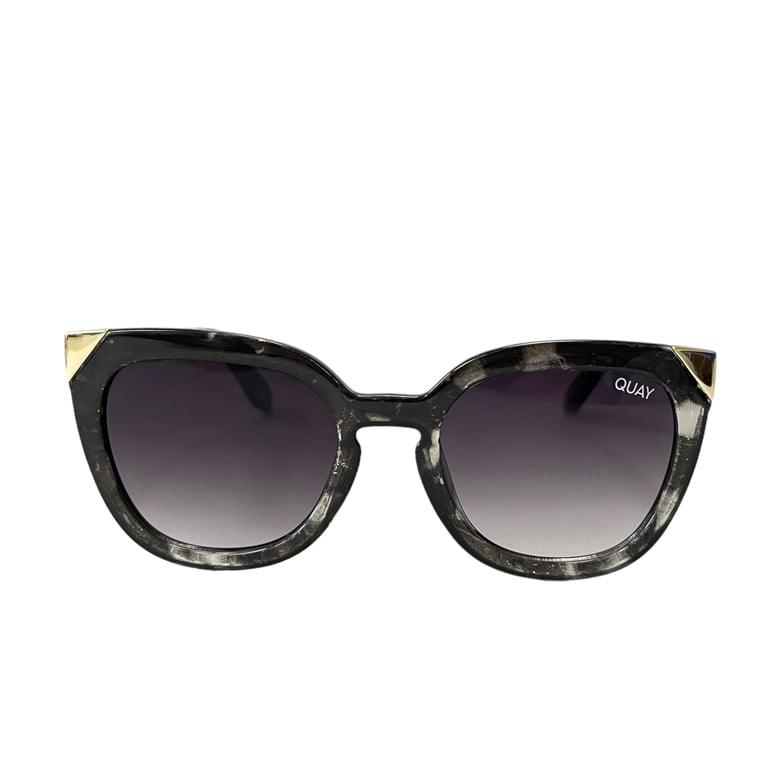 Quay Australia Noosa Metal Sunglasses Black Tortoise Smoke  display picture 3