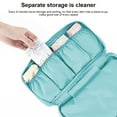 thumbnail image 4 of Bolsas de almacenamiento de viaje Paquetes de ropa Bolsas de compresión de equipaje Maleta organizadora de lavandería, Azul cielo 6 piezas Scienceny LF0127-05B, 4 of 7