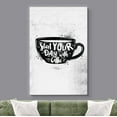 thumbnail image 2 of wall26 Canvas Wall Art - Vintage Style Cofee Art Start Your Day with Coffee - Giclee Print Gallery Wrap Modern Home Art Ready to Hang - 12x18 inches, 2 of 5