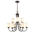 thumbnail image 2 of 9809-RBZ Millennium Lighting Ivey Lake - 9 Light Chandelier-23.25 Inch Tall and 25.25 Inch Wide     -Traditional Installation, 2 of 8