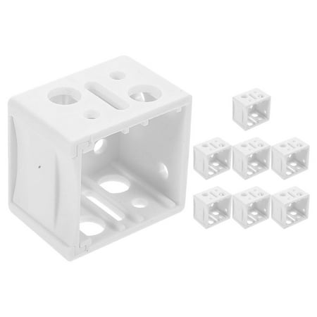 

PRETYZOOM 8pcs 1 Inch Blind Brackets Replacements Mini Blind Brackets Household Window Blinds Headrail Bracket
