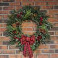 thumbnail image 2 of Premium Fresh Mixed-Evergreen Christmas Wreath, 2 of 2