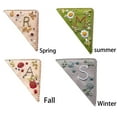 thumbnail image 3 of Personalized Hand Embroidered Corner Bookmark,cute Flower Letter Embroidery Bookmarks,felt Triangle Page Corner Handmade Bookmark,unique Gift For Men, 3 of 5