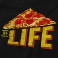thumbnail image 2 of Funny Pizza Slice of Life Joke Unisex Plus Fleece Graphic Hoodie Brisco Brands 2X, 2 of 5