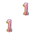 thumbnail image 4 of Advancent Números Globo Hermosa de cumpleaños Suministros para fiestas Aniversario Suministro Maravilloso adorno Artículos para el rampa de gradiente1 2piezas, 4 of 6