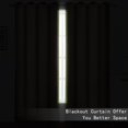 thumbnail image 3 of 100% Blackout Curtains 52 x 84 Inches Long Thermal Insulated White Curtains with Black Liner Set of 2 Panels for Nursery Room, 3 of 9