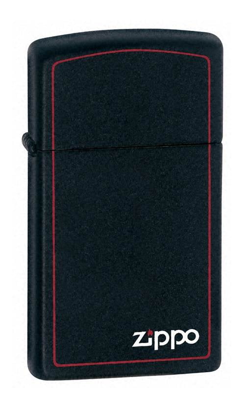 Zippo Slim Black Matte w/Zippo & Border Lighter