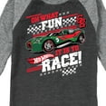 thumbnail image 3 of Hot Wheels - Oh What Fun It Is To Race - Toddler & Youth Raglan Graphic T-Shirt, 3 of 4