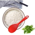 thumbnail image 7 of Silicone Rice Paddle Spoon Set of 2,Non Stick Heat Resistant Kitchen Gadge Rice Spoon,Rice Scooper,Rice Spatula,Rice Spoon Paddle,Rice Cooker Spoon,Works for Rice,Mashed Potato Or More (Red), 7 of 7