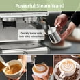 thumbnail image 6 of 20 Bar Semi-Automatic Espresso Machine with Built-in Grinder & Milk Frother, 2.8L Removable Water Tank for Cappuccino, Latte, Home and Office Use, 6 of 8