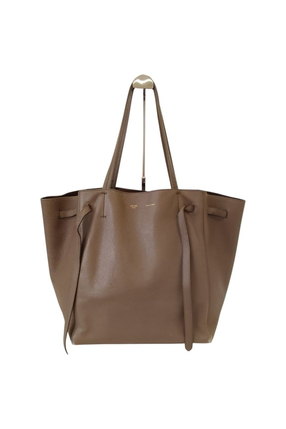 Pre-Owned CELINE Phoebe Philo era Cabas Phantom Small Tote Bag GU3106 Greige Women's