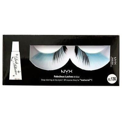 - Nyx Fabulous Eye Lashes Blue Birdie 0.544 Ounce