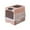 Pink1, variant on Mjers Cat Litter Box with Scoop Large Foldable Litter Box with Lid Front Entry Top Exit Kitty Box