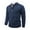 Navy, variant on Qulqfy Casual Men's Sweaters Quarter Zip Black Knit Fall Pullover Long Sleeve Winter Business Sweaters Mens Undershirts L