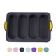 thumbnail image 1 of Molde de silicona para Pan Wosthever Molde antiadherente para Hotdog sartén para cocinar DIY bandeja para hornear gris claro, 1 of 6
