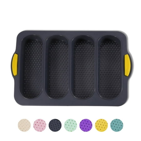 

Machinehome Silicone Loaf Bread Mold Non-Stick Hotdog DIY Cooking Pan Home Kitchen Baking Tray Household Chef Bakeware