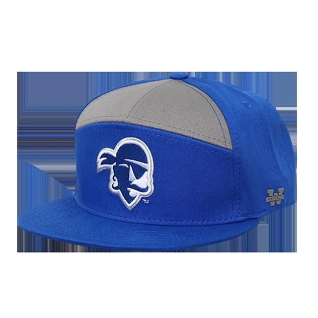 W Republic Apparel 1026-147-RYL Seton Hall 7 Panel College Cap, Royal