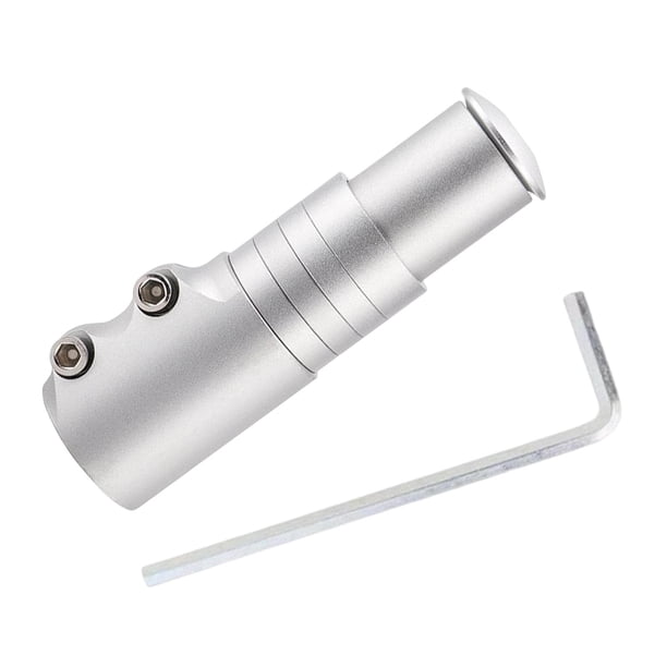 Extensor de eje de horquilla de bicicleta Elevador de cabeza Extensor de cuello Elevador de potencia de bicicleta Bicicleta Argenta 12cmx3.5cm