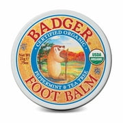 Badger Foot Balm, Peppermint & Tea Tree, 0.75 oz