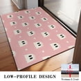 thumbnail image 3 of Pink Halloween Ghosts Door Rugs,Washable Non Slip Door Mats Indoor,Decorative Door Mats,Entry Mat Indoor for Entrance,Bedroom,Kitchen,Bathroom,20"x32", 3 of 6