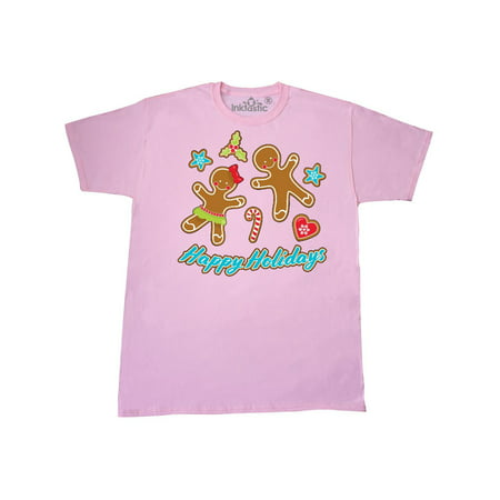 Happy Holidays with gingerbread cookies T-Shirt (Best Holiday Cookies Ever)