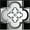 Black, variant on Mi Alma Floral Blue Orange Tile Stickers - Removable Vinyl 4x4, 24 pcs