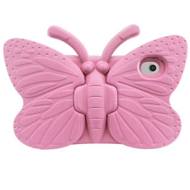 Kids EVA Butterfly Stand Case for 2023 TCL Tab 8 LE 9137W TCL Tab 8 WiFi 9132X Shockproof Kid Proof Cover for TCL 8 Inch Tablet Pink TCL Tab 8 LE 2023