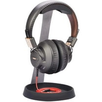 Avantree Metal & Silicone Headphone Stand Hanger with Cable Holder, Black Desk Earphone Mount Rack for Sennheiser, Sony, Bose, Beats Gaming Headset Display, Fancy Music Studio Accessories - HS102