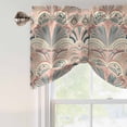 thumbnail image 5 of Boho Tie Up Valances Curtain, Adjustable Kitchen Ocean Shell Valances for Windows Decor, Rod Pocket Short Curtains Set for Bedroom/Bathroom, 60"x18", 5 of 9