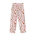 thumbnail image 5 of Vsdgher Hand Drawn Strawberry Print Mens Pajama Pants Sleep & Lounge Pants, PJ Bottoms With elastic waistb and Pockets, 5 of 8