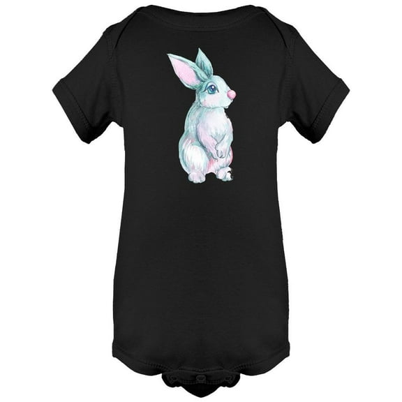 Bunny Watercolor Style Bodysuit Infant -Image by Shutterstock, 12 Months
