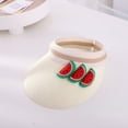 thumbnail image 2 of Otqutp 2 to 9Years Children Headwear Summer Children Kids Baby Boys Girls Cartoon Fruit Visors Sun Hat Beach Caps Swim Pool, 2 of 2