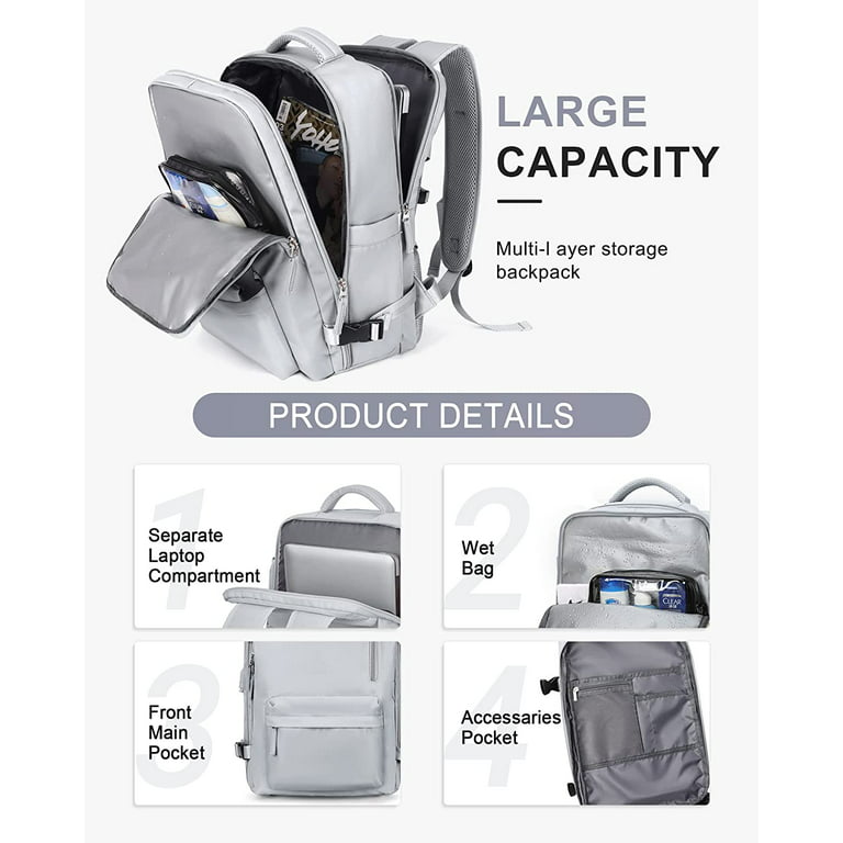 Simple Modern Legacy Backpack with Laptop Compartment Sleeve for Men Women  Work School College, Seaside, 25 Liter