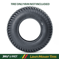 thumbnail image 5 of WOLF PACK 18x8.5-8 Lawn Mower Tire, Turf Saver Lawn & Garden Tire, 4 ply Tubeless, 815lbs Capacity, Set of 2, 5 of 5