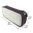 thumbnail image 3 of Lsque Color Rabbit Printed Big Capacity PU Leather Pencil Case Large Pencil Pouch Stationery Pen Bag Pencil Holder for Teen, 3 of 6