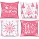 thumbnail image 3 of Lanpn - Juego de 4 fundas de almohada navideñas de 18.0 x 18.0 in, decorativas de 18.0 in, fundas de almohada para el hogar, dormitorio, habitación, vacaciones, decoración del sofá, 3 of 4