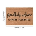 thumbnail image 3 of Bjutir Grandkids Welcome Doormat Entrance Front Door Mat For Home Bedroom Decor Non Slip Rug Decorative Accessories 24×16 Inches, 3 of 9