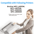 thumbnail image 4 of F FINDERS&CO LC3013 XL Ink Cartridges Replacement compatible for Brother LC-3013 LC 3013 XL LC3011 Ink Cartridges Work with Brother MFC-J491DW MFC-J497DW MFC-J690DW MFC-J895DW (1BK, 1C, 1M, 1Y), 4 of 6