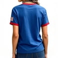 thumbnail image 3 of ZCNKMX Women's Never Forget 911 Memorial T Shirt We Will Never Forget 9/11 Tee American Flag Patriotic Crewneck Shirt Blue XL, 3 of 8