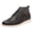 Dark Gray, variant on Men's Mid-Top Chukka Sneakers Leather Lace-Up Casual Dress Boots Comfortable Work and Outdoor Shoes