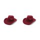 thumbnail image 4 of Sonducket Sombreros de vaquero, gorras cómodas para hombre, correas trenzadas, gorra multifuncional ligera, regalos de cumpleaños decorativos Vino rojo M (56-58 cm) 2piezas, 4 of 6