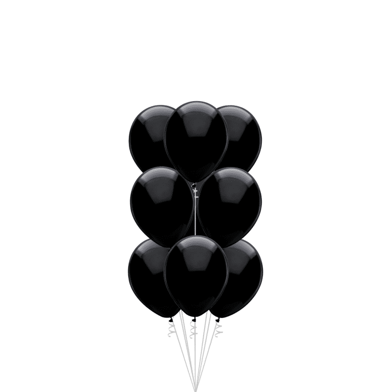 gemiddelde Dislocatie schuintrekken Way To Celebrate 15 Ct. 12" Plain Black Balloons - Walmart.com
