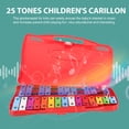thumbnail image 5 of LABSERRON Instrument de Musique Glockenspiel Rouge 25 Tons pour Éducation Musicale Précoce, 5 of 5