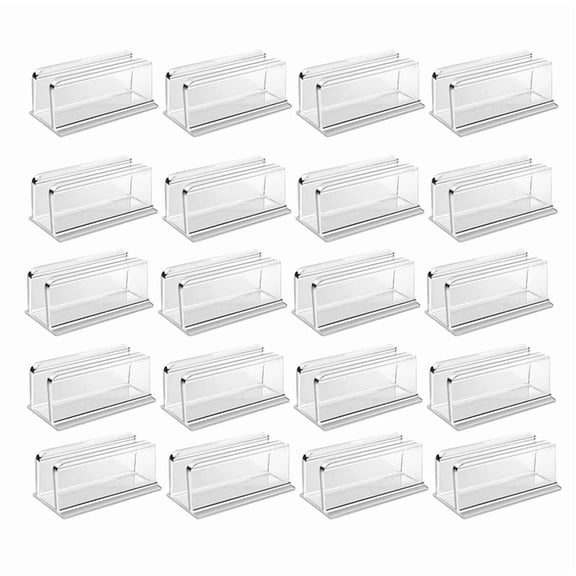 20 Pcs Rope Light Clips Mounting Clear Waterproof LED Strip Clip Brackets Adhesive Wall Mount Holder Wire