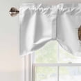 thumbnail image 5 of Tie Up Valances for Windows, Funny Kangaroos Adjustable Valance Curtains Window Treatment for Living Room, Cute Art Fun Lovely Animals on Toilets Rod Pocket Kitchen Curtains & Drapes 54x18 Inch, 5 of 9