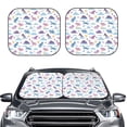 thumbnail image 2 of Balery 2 Piece Dinosaur Car Windshield Sun Shade|Foldable Front Windshield Shade for Car Front Window for Most Sedans SUV Truck-, 2 of 7