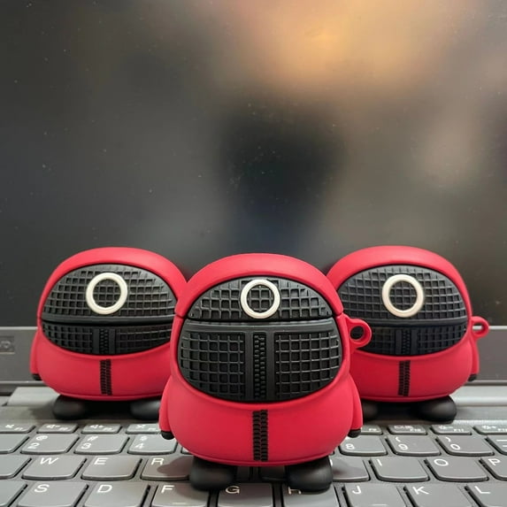 AirPods Case Cool Characters 3D, Cute Drama Movie Theme Protective Shockproof Earbuds Case Cover Skin for Apple AirPods 1 / 2