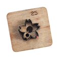 thumbnail image 3 of Troquel de corte de cuero, artesanías, multiusos, cuchilla perforadora, plantilla, forma de flor para 25mm, 3 of 7