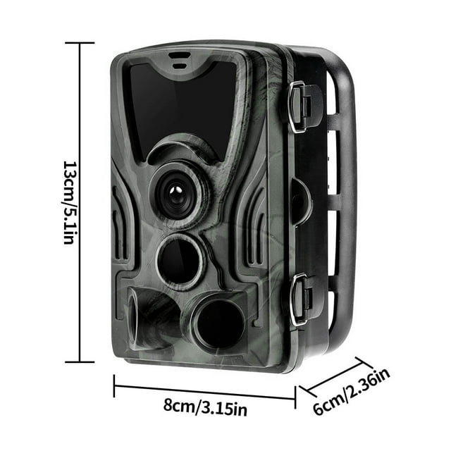 outdoorline 20MP Trail Camera Outdoor Wildlife Hunting IR Filter Night Vision Motion Detection Camera